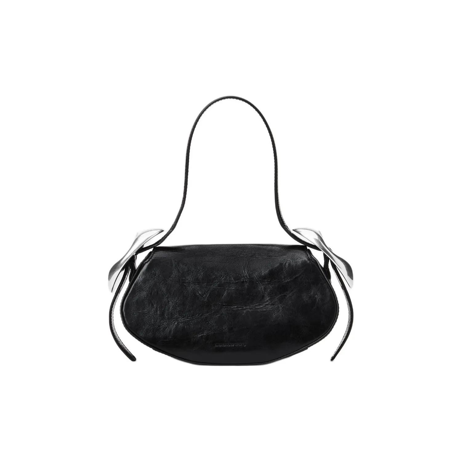 Alexander Wang Cow Leather Handbag, Shoulder Bag Trumpets Women's Black