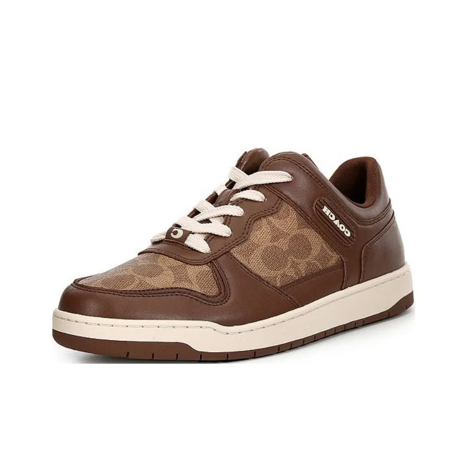 COACH Низкие кроссовки для скейтбординга Мужские Коричневые