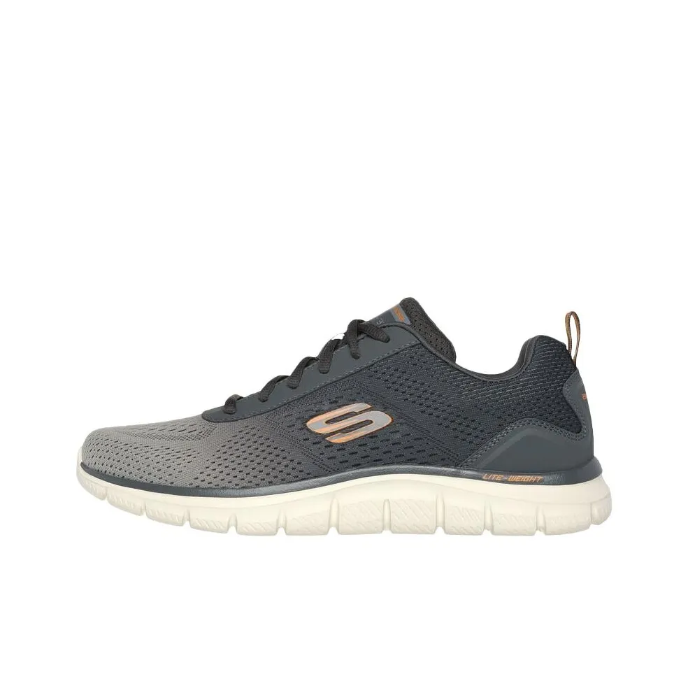 Skechers Track Low Top Running Shoes Men's Gray