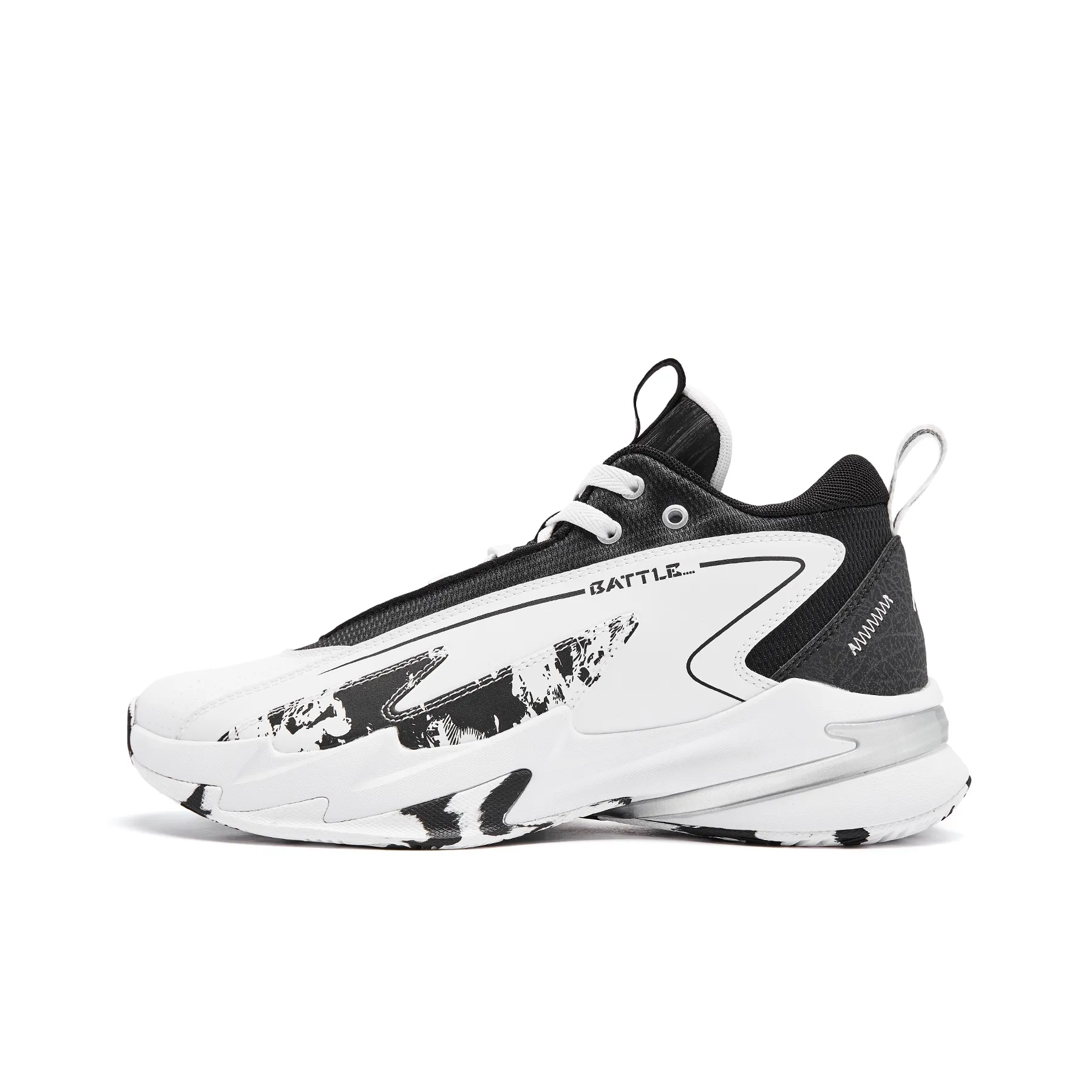 QIAODAN Баскетбольные кроссовки Low Топ Черный Jordan Белый Мужской