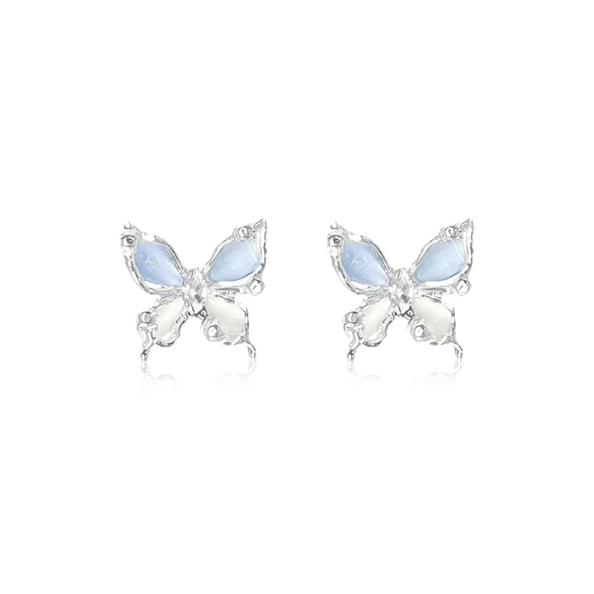 Inkopper 925 стерлинговое серебро серьги-гвоздики женские