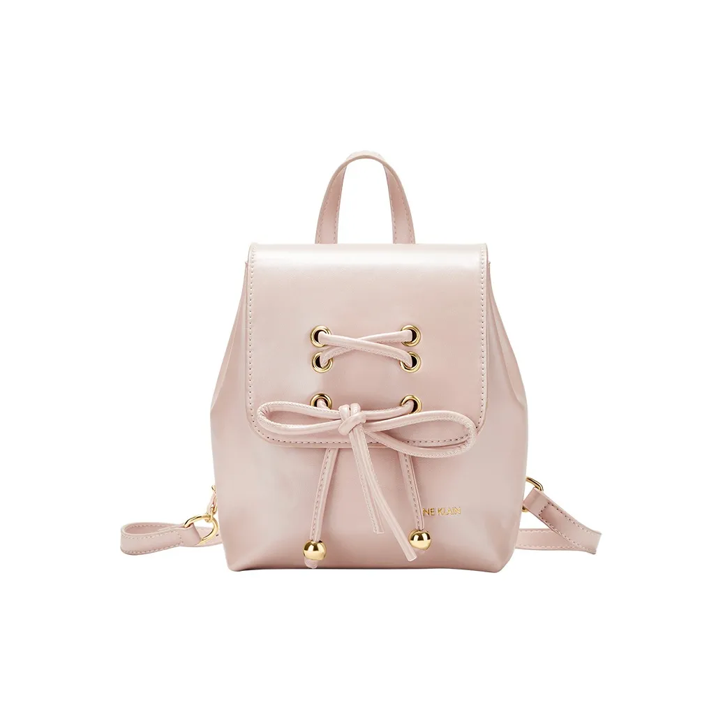 JANE KLAIN Synthetic Leather Backpack Trumpets Women's Ballet Pink/Moonlight Silver White