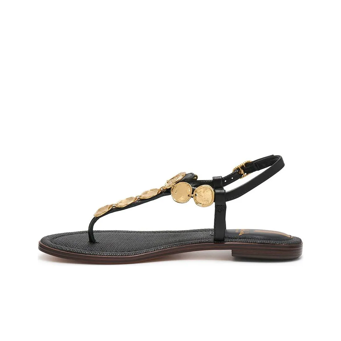 SAM EDELMAN One Ремень Сандалии 1,2 см Женские Черные