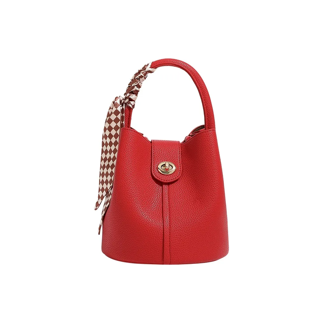 TTaG．baG Сумка через плечо из коровьей кожи сумка женская красная