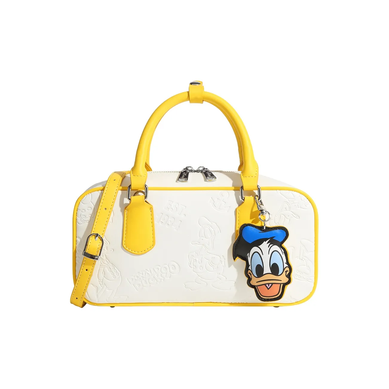 Серия Disney Donald Duck ПУ (полиуретан) Сумка через плечо Сумка Женская Желтая