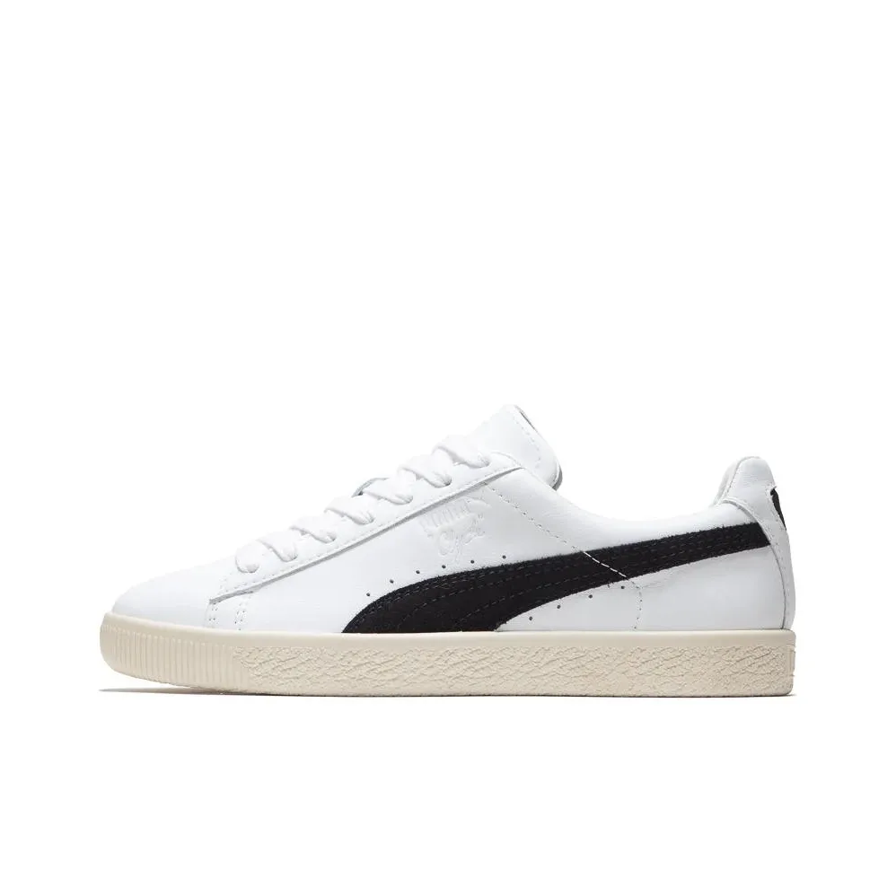 PUMA Clyde Low Топ Скейтборд Кроссовки Мужские Белые