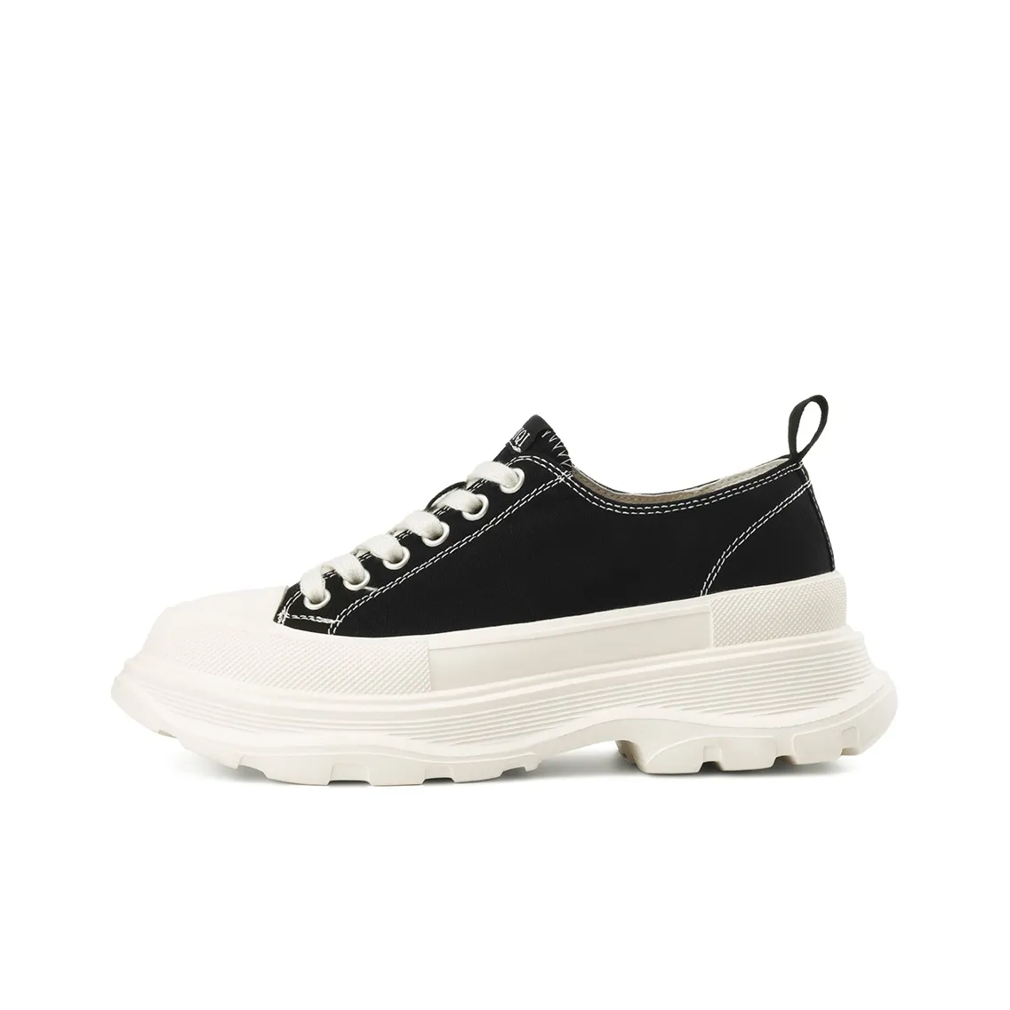 BOERDIQI Wear resistant Lightweight Breathable And Non slip. Low Top Canvas Shoes Women's Black