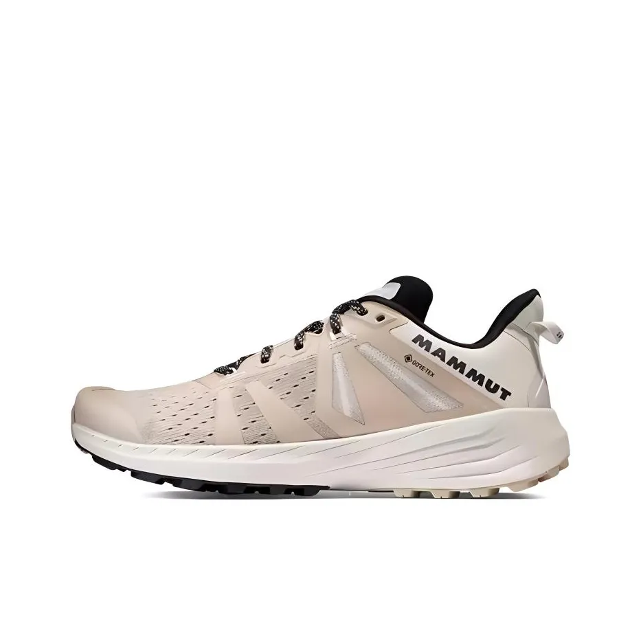 MAMMUT Saentis TR Anti-Slip Wear-Resistant Low-Top Trekking Shoes Men's Khaki White