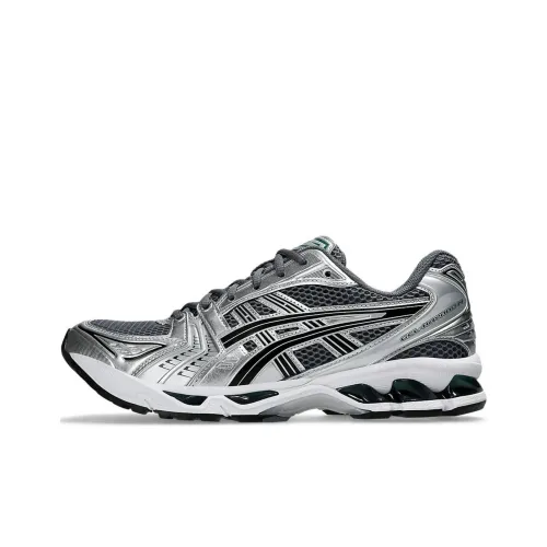 Asics Гель Kayano 14 Беговые кроссовки Низкие Серебристо-серые Унисекс