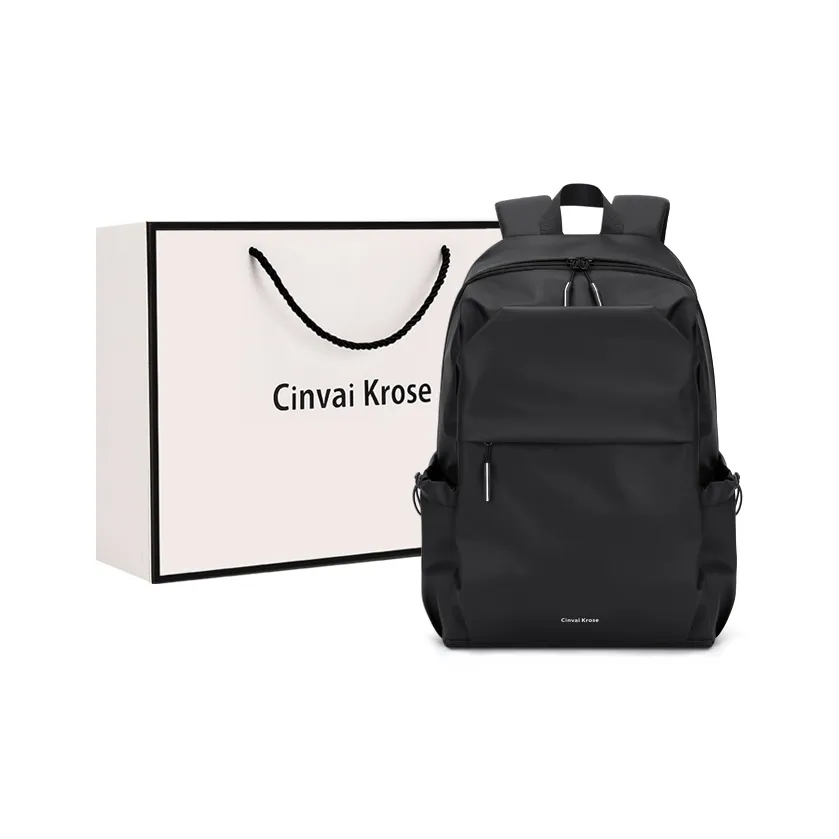 Simvay Clos ПУ (полиуретан) Рюкзак Большой Мужской Черный