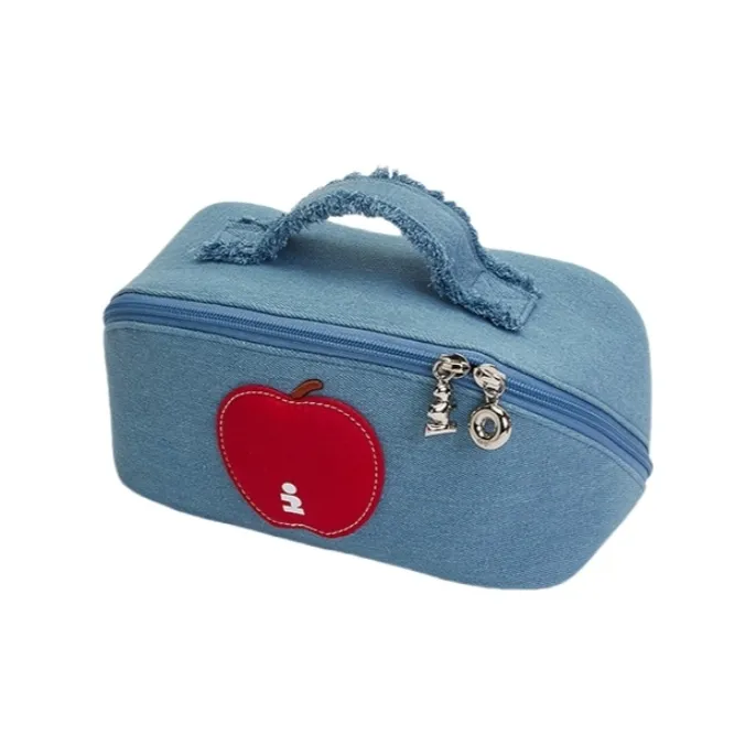 Tagi. Джинсовый хлопок мешок для хранения косметичка стандартный унисекс джинсовый синий