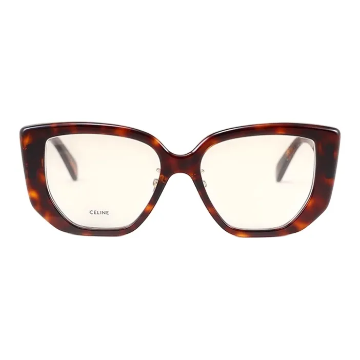 Celine Нерегулярная форма Оправы для очков Унисекс Черепаховый