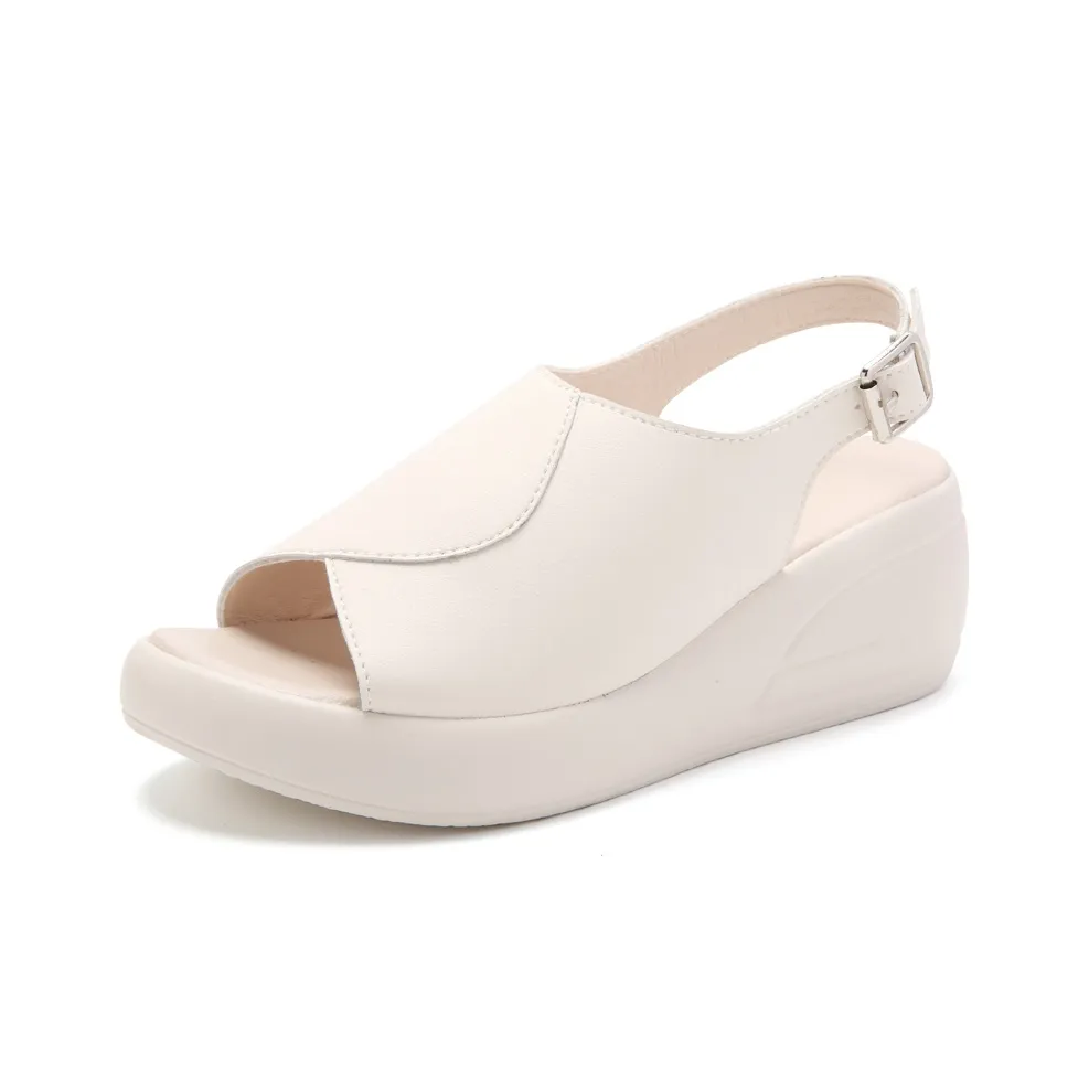 Reivanti One Ремень Сандалии 6 см Женские Бежевый