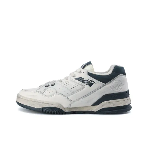 AVIA 855 Series Винтажные баскетбольные кроссовки Low Top Белые Унисекс