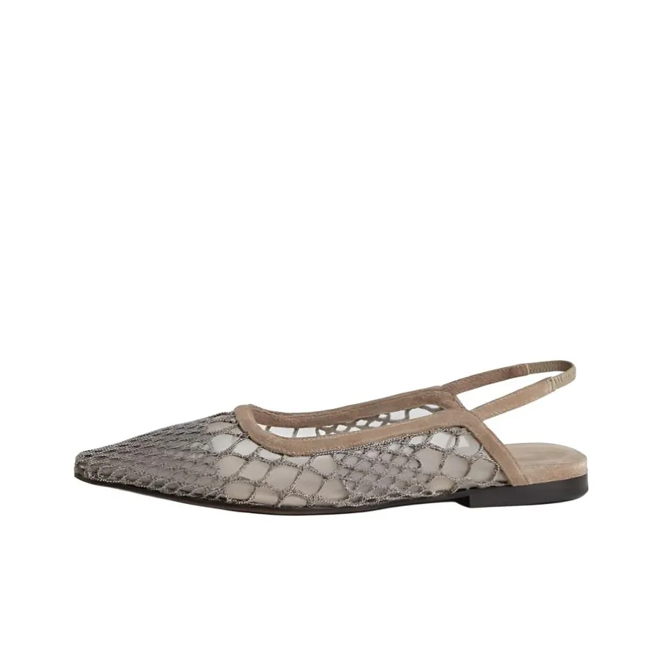 Brunello Cucinelli Pointed toe Ballerina Shoes Women's