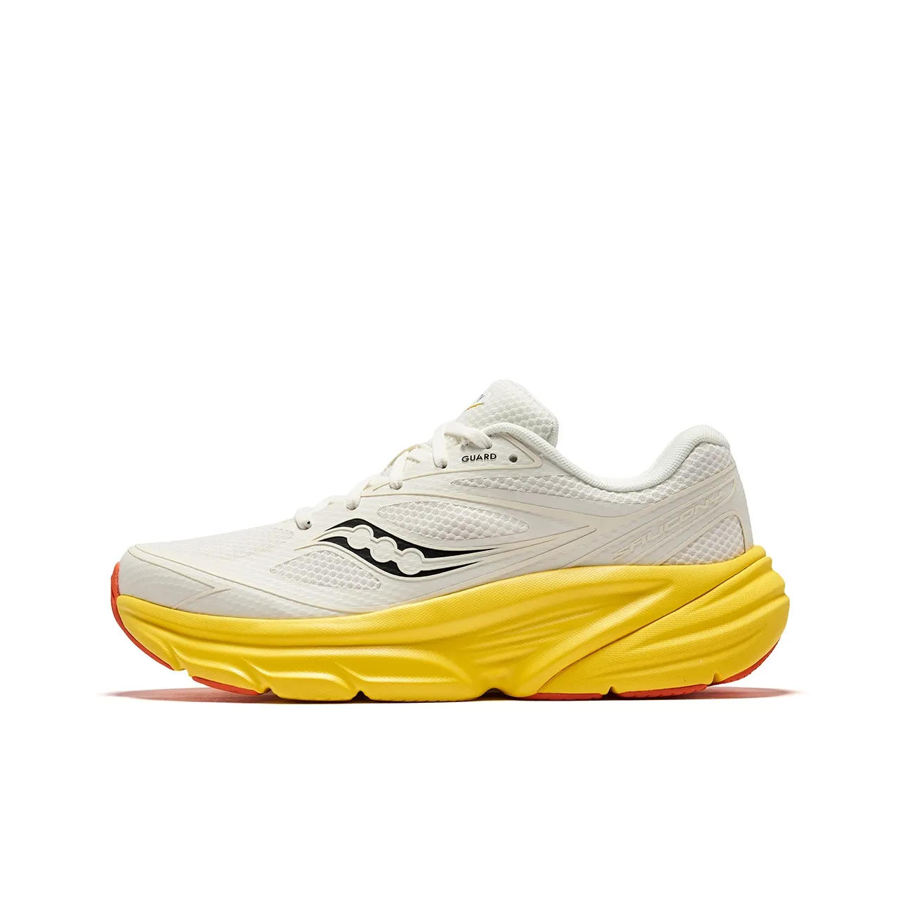 Saucony GUARD AMR GUARD Slip-resistant Abrasion-resistant Low-top Беговые кроссовки Мужские Бежево-черные