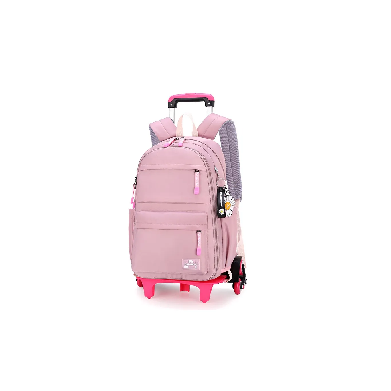 Natural Fish Nylon Backpack Regular Women's Purple Blue Pink Black