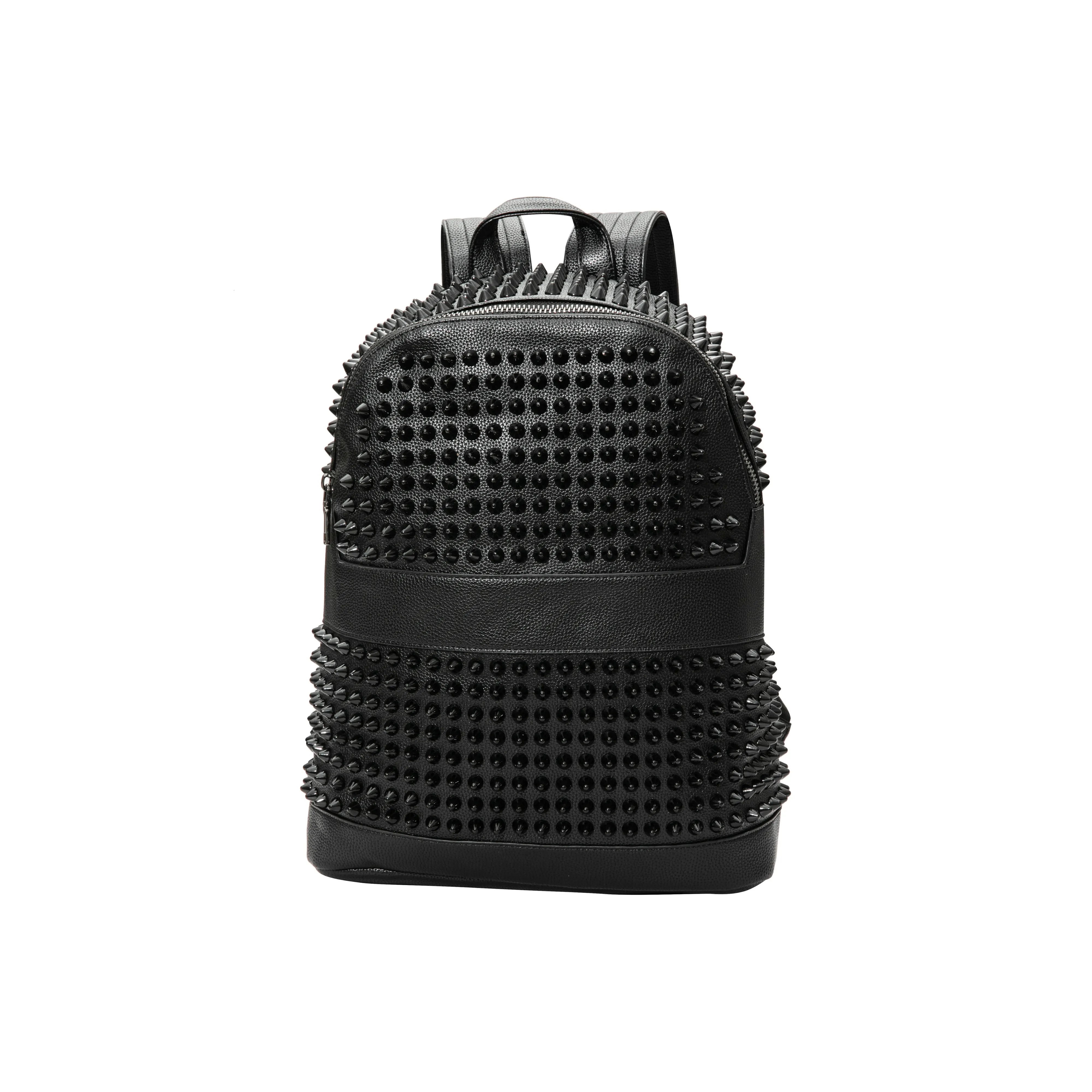 KONADCT PU Niche Stud Premium Feel Backpack, Large Capacity Unisex