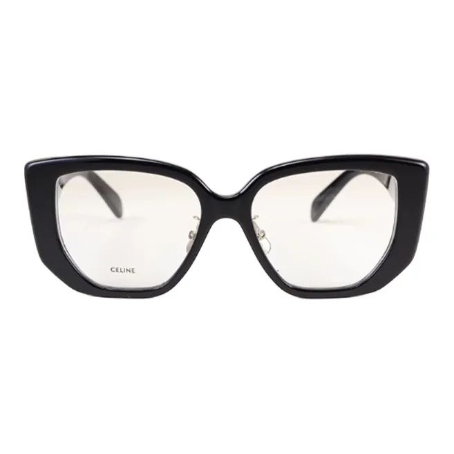 CELINE Ацетат Нерегулярная форма Оправа для очков Унисекс Черный