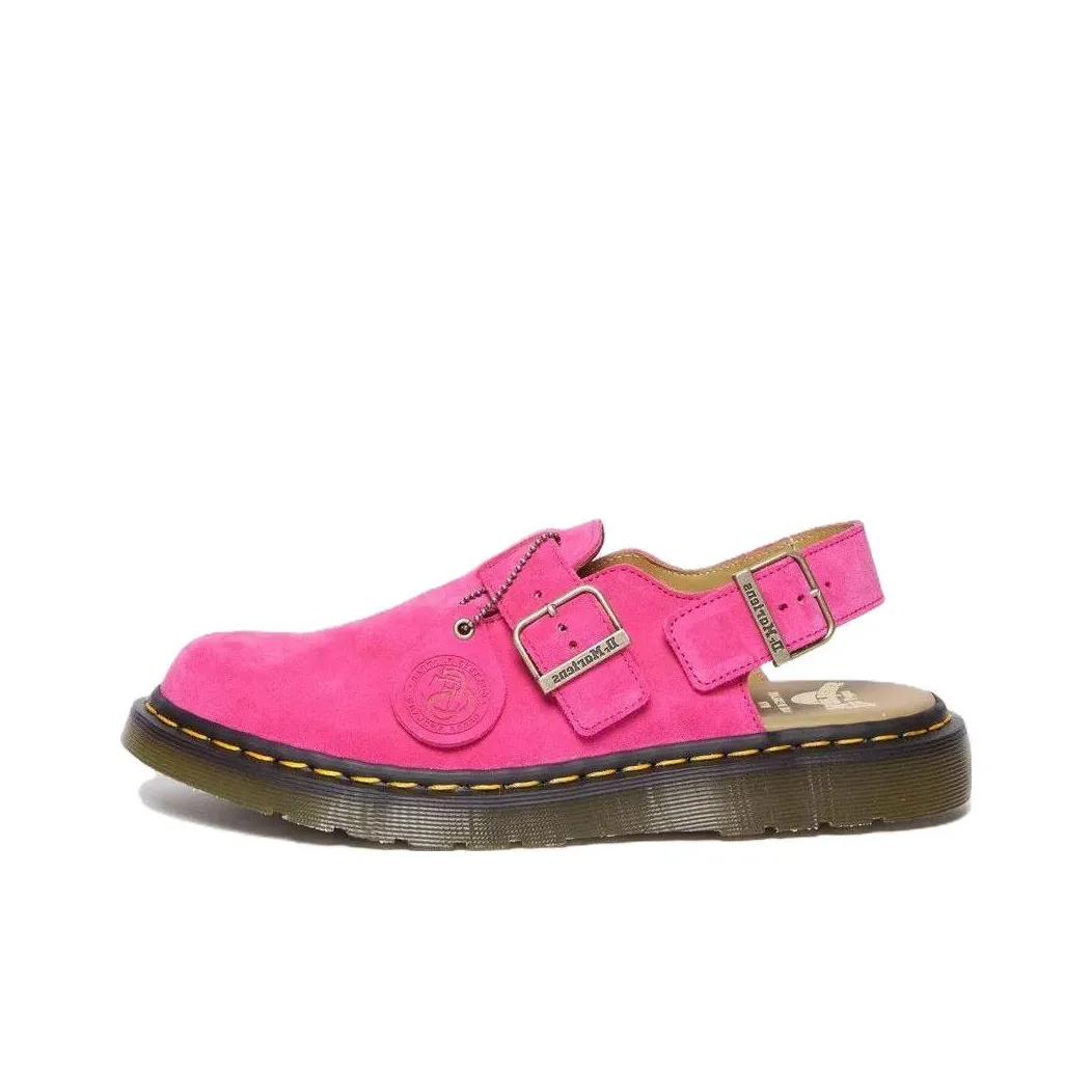 Dr.Martens Slip Resistant Wrap toe Slippers Unisex Pink