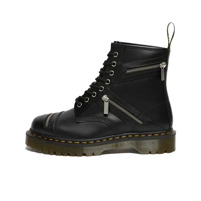Dr.Martens 1461 Bexseries Короткий MID Голень Мартин Ботинок Унисекс Черный