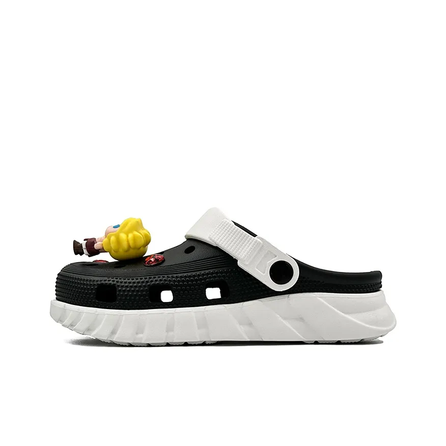 OUBT 3D Effect Doll Decoration Clogs Men's