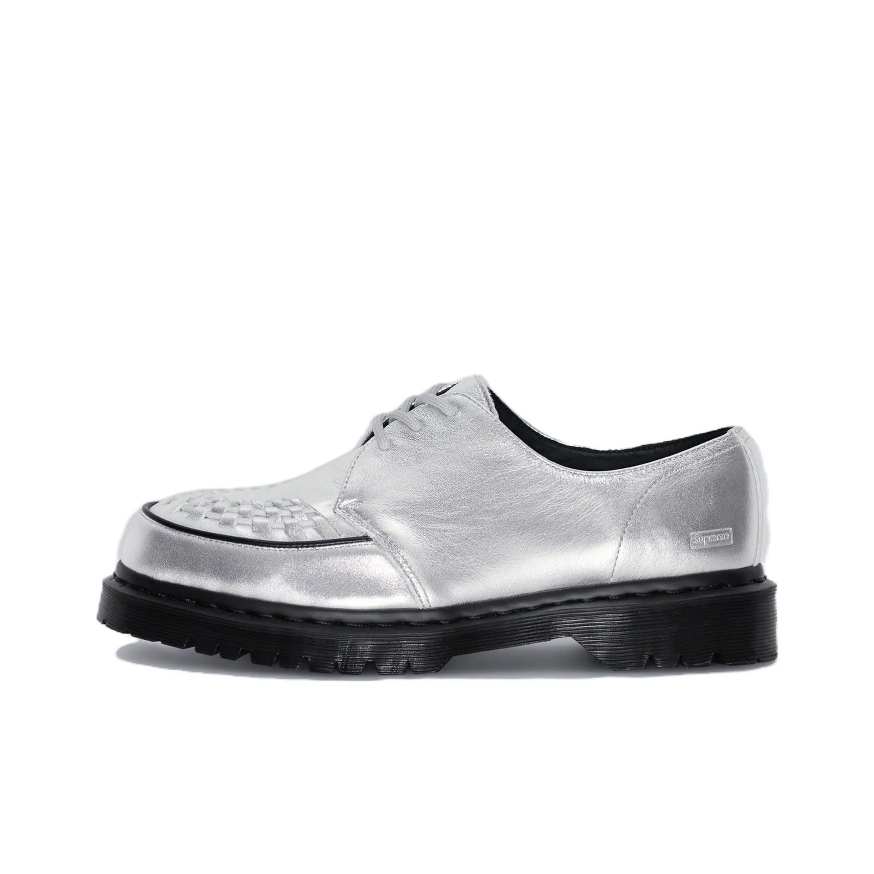 Dr. Martens Ramsey Supreme Nappa Leather Creepers 'Silver'