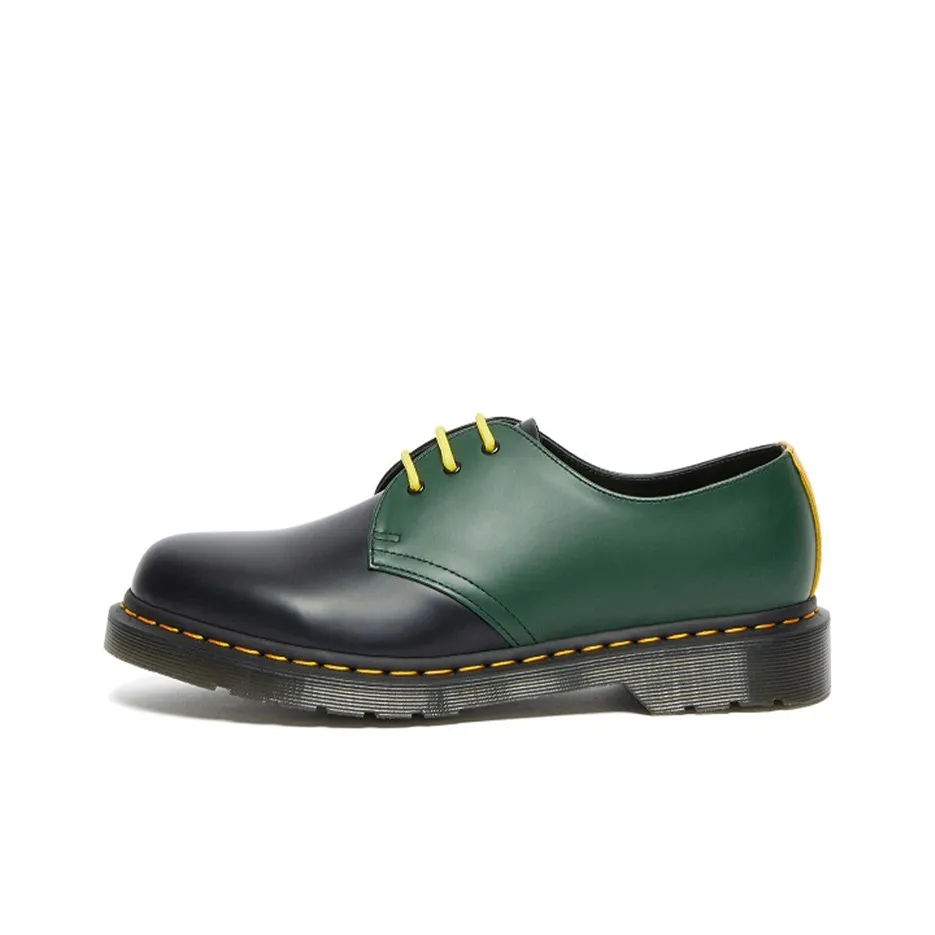 Dr.Martens 1461 Low Топ Casual Унисекс Черный Зеленый