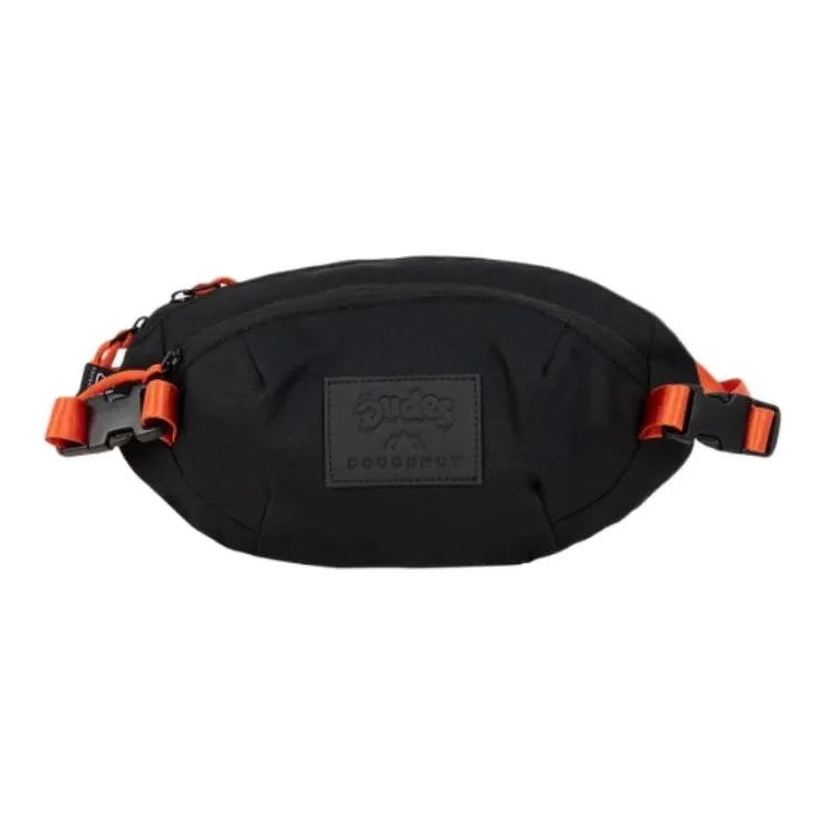 Doughnut The Dudes Коллаборация Переработанный материал Бананка Унисекс Черный