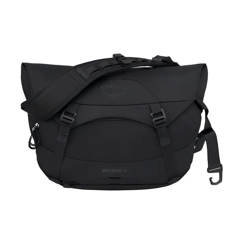 OSPREY Recycled Nylon Messenger Bag Crossbody Bag Shoulder Bag Regular Unisex Black