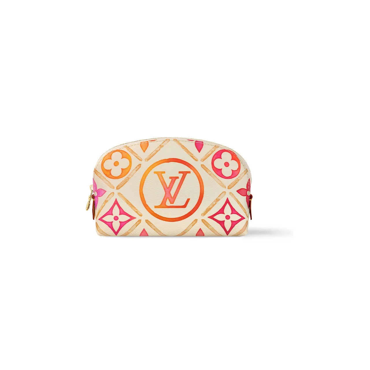 LOUIS VUITTON Pochette Cosmetique Pm Coral