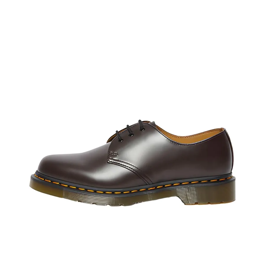 Dr.Martens 1461 Low Топ Casual Унисекс Темно-Красный