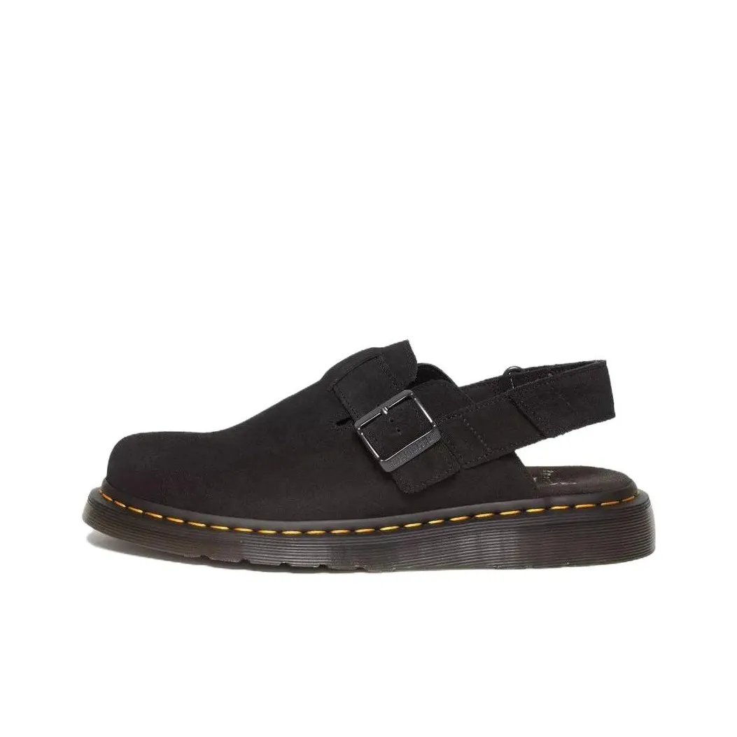 Dr.Martens Jorge Ii Suede Slingback Mules 'Black'