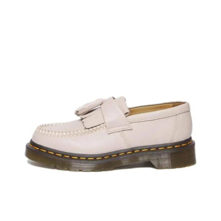 Dr.Martens Adrian Virginia Leather Tassel Loafers 'Vintage Taupe' Women's