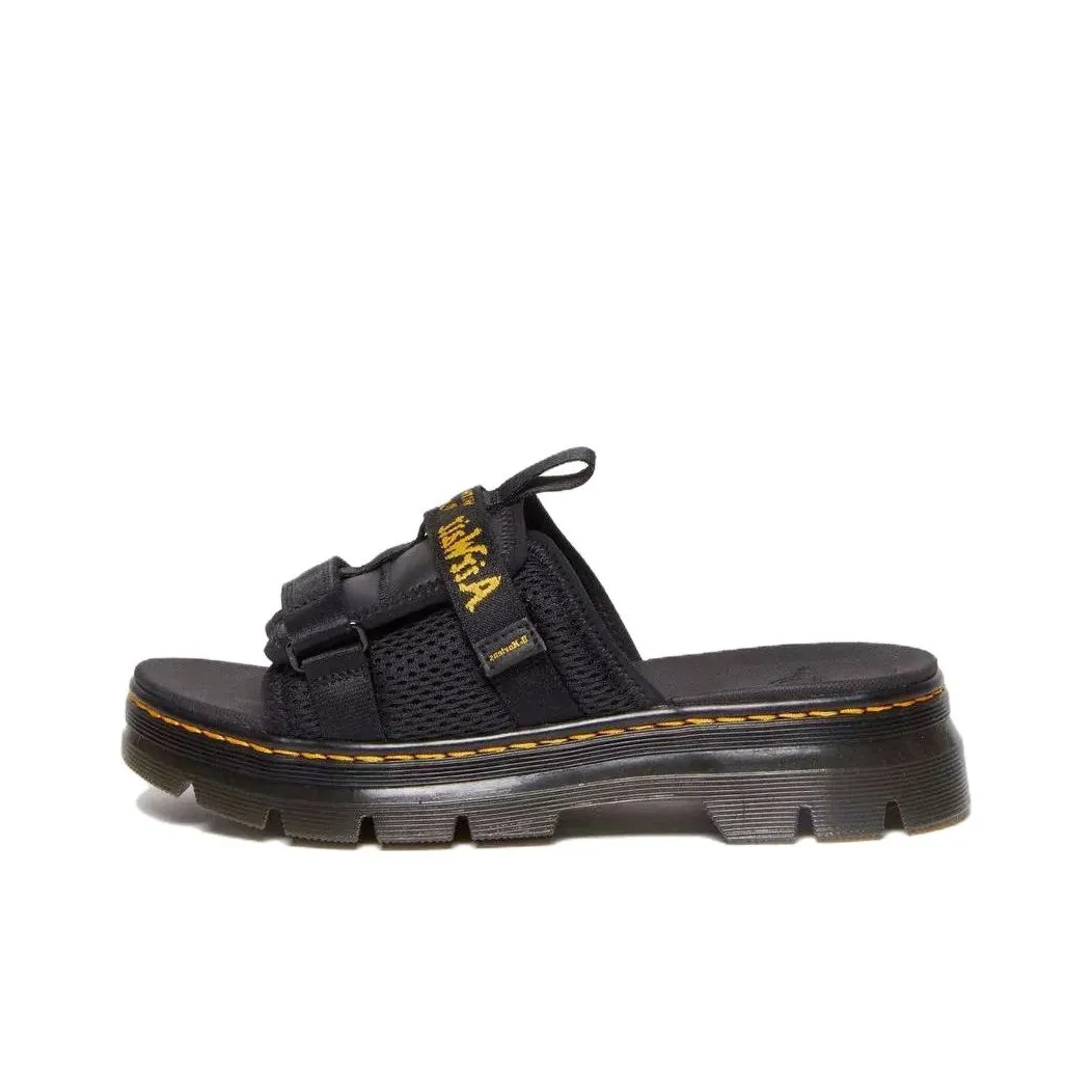 Dr.Martens Slip Resistant Odor Resistant Slide Slippers Unisex Black