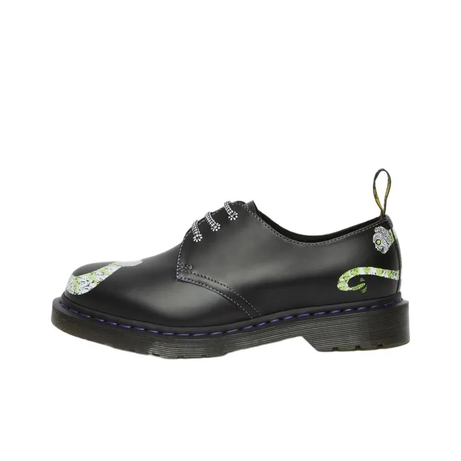 Dr. Martens 1461 Wb Beetlejuice Smooth Leather Oxford Black Smooth