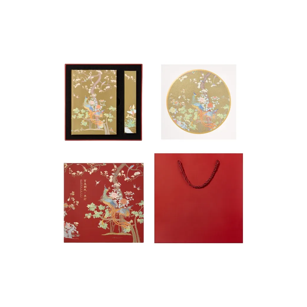 Gongtingbaobei "Сто птиц собираются вокруг Феникса" Книга Лампа Традиционный китайский стиль Ночные светильники Мерч по IP