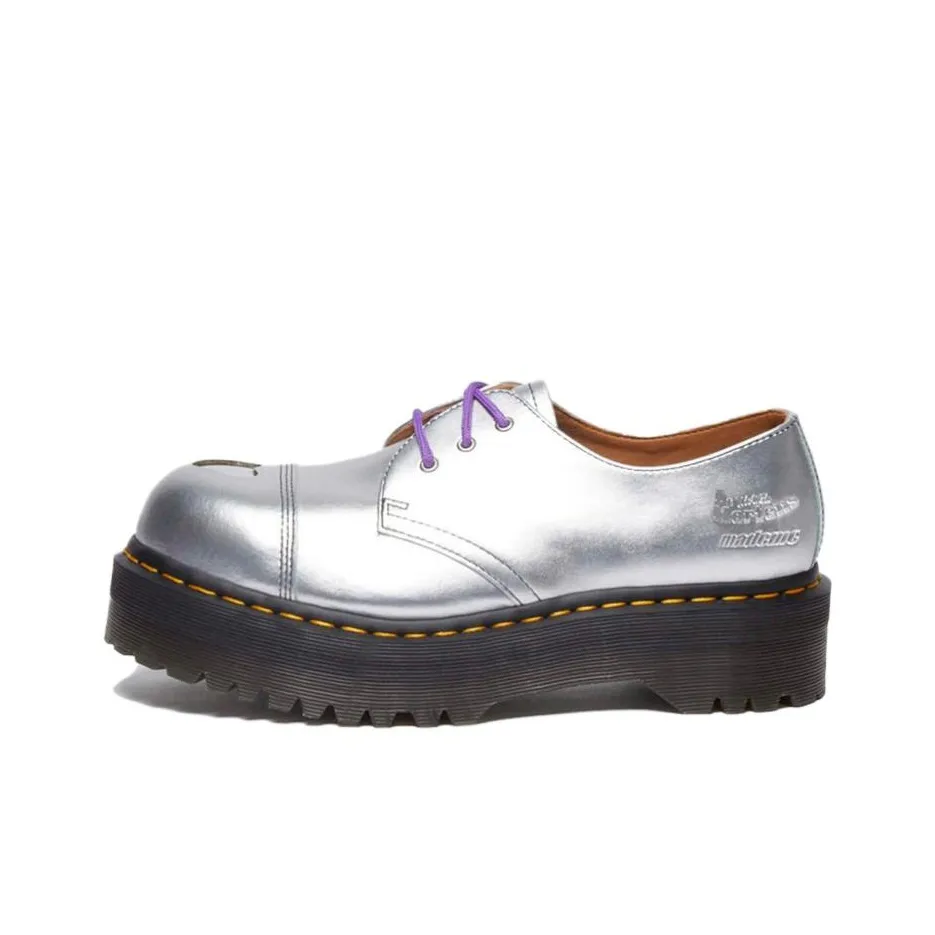 Dr. Martens 1461 Platform MadeMe Silver Women's