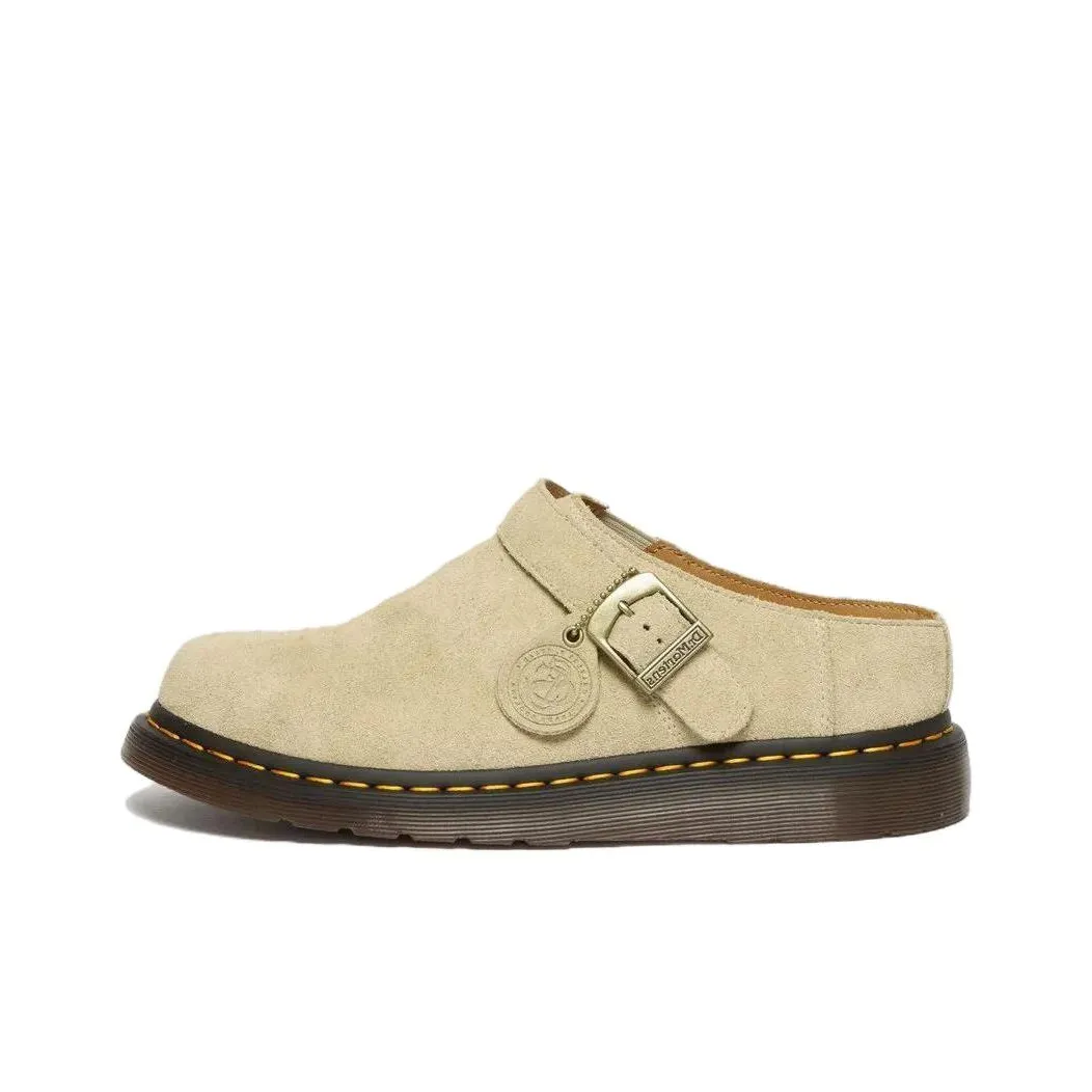 Dr. Martens Isham Desert Oasis Suede Mule 'Parchment Beige'