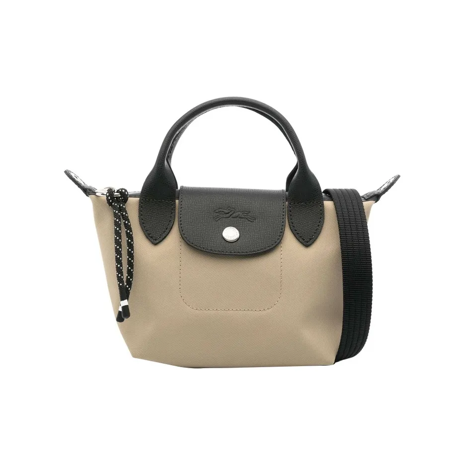 LONGCHAMP Le Pliage Energy Recycled Canvas Shoulder Bag Crossbody Bag Handbag Extra Small Women's Clay