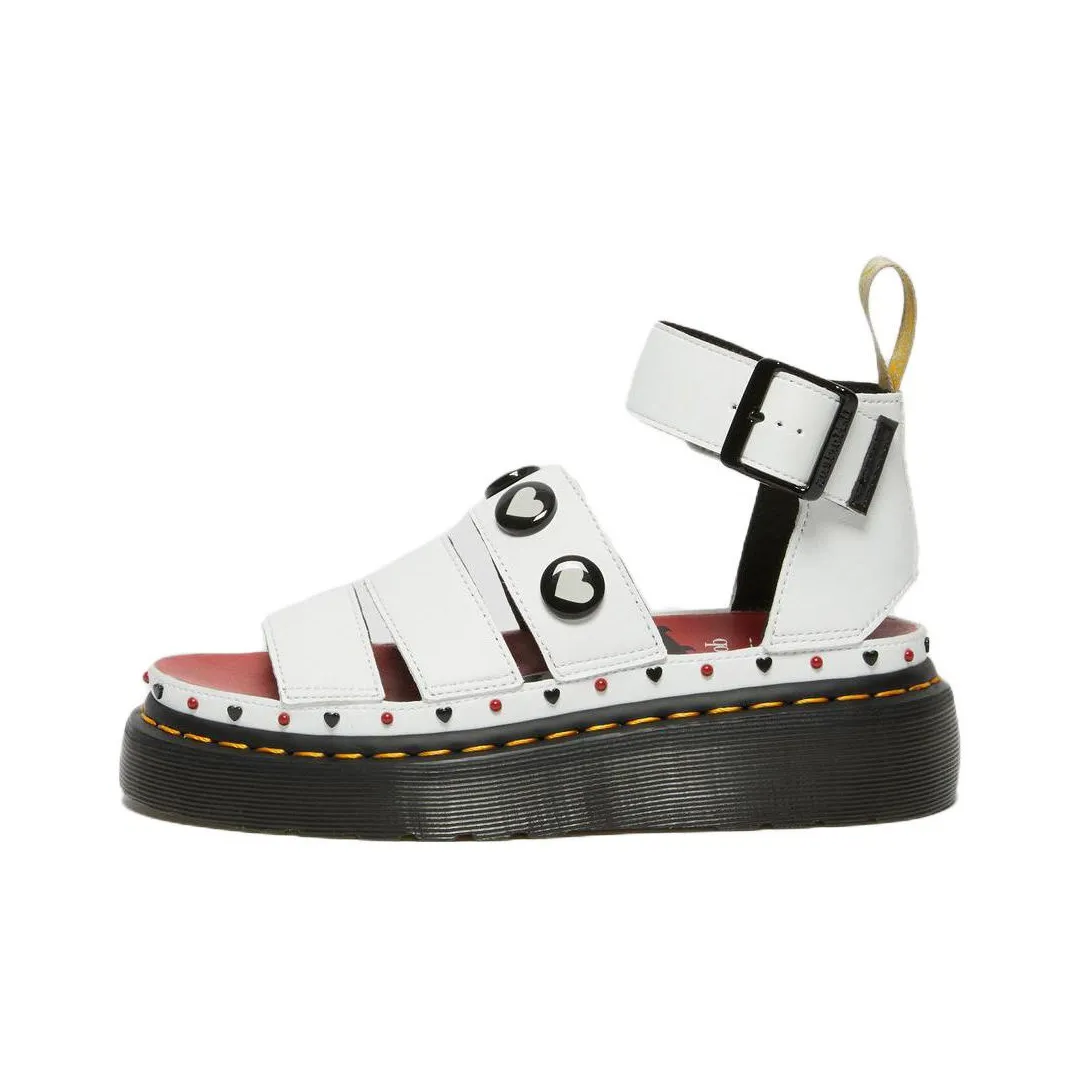 Dr.Martens Vegan Clarissa II Quad Betty Boop Модные Сандалии Унисекс Белый