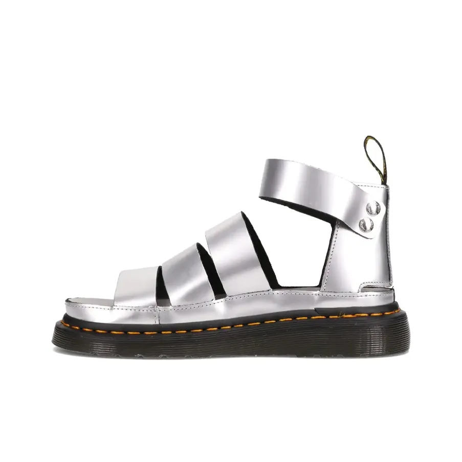 Dr. Martens DrMartens Clarissa Thick Sole Sandals Silver Women's