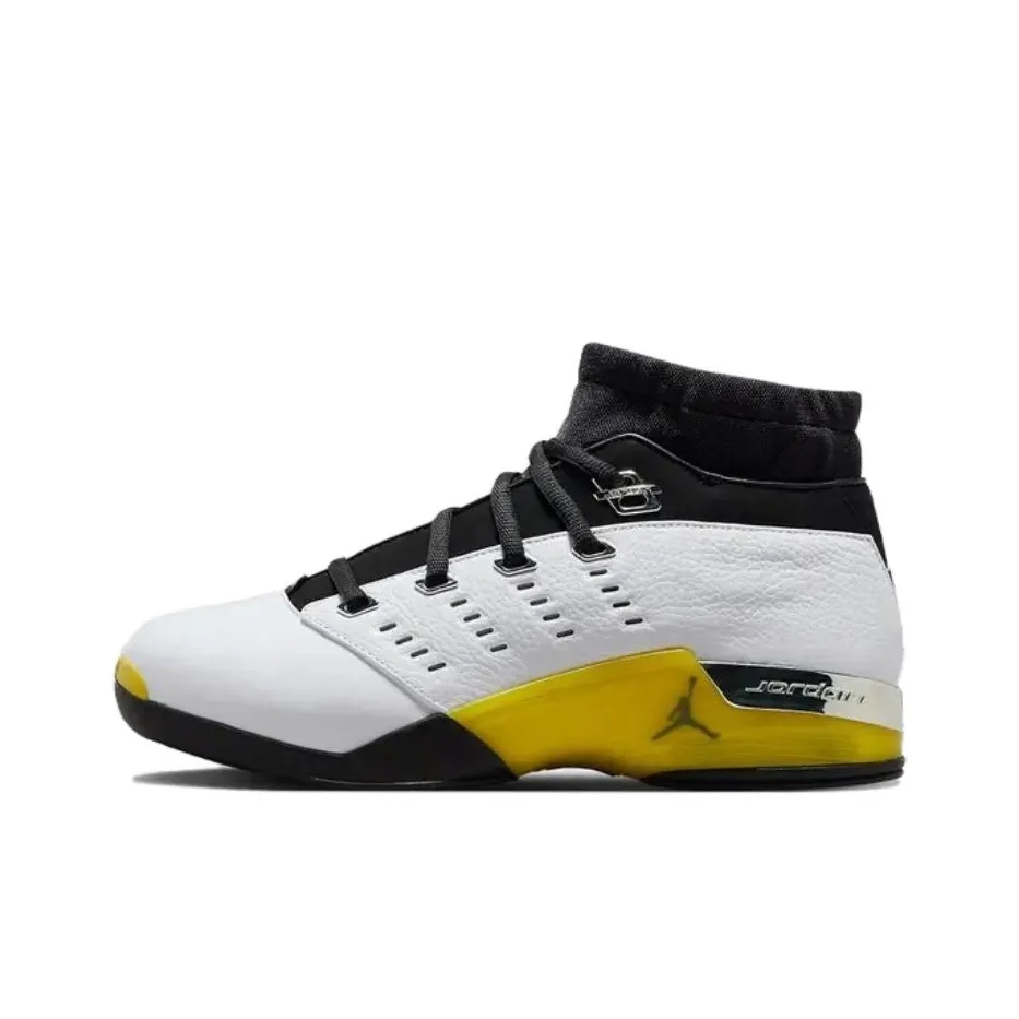 Jordan Air Jordan 17 Cushioning Slip Resistant And Abrasion Resistant High Top Vintage Basketball Shoes Unisex White
