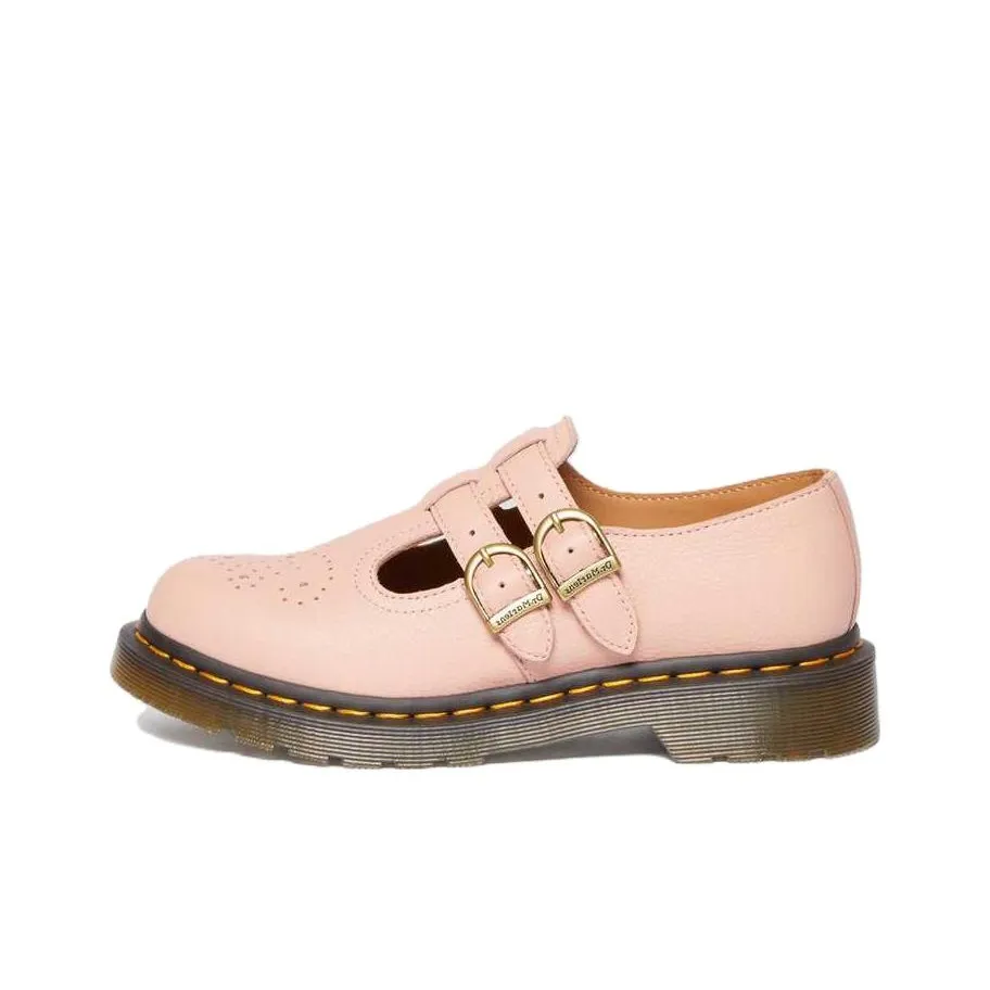 Dr. Martens 8065 Virginia Leather Mary Jane 'Peach Beige' Women's