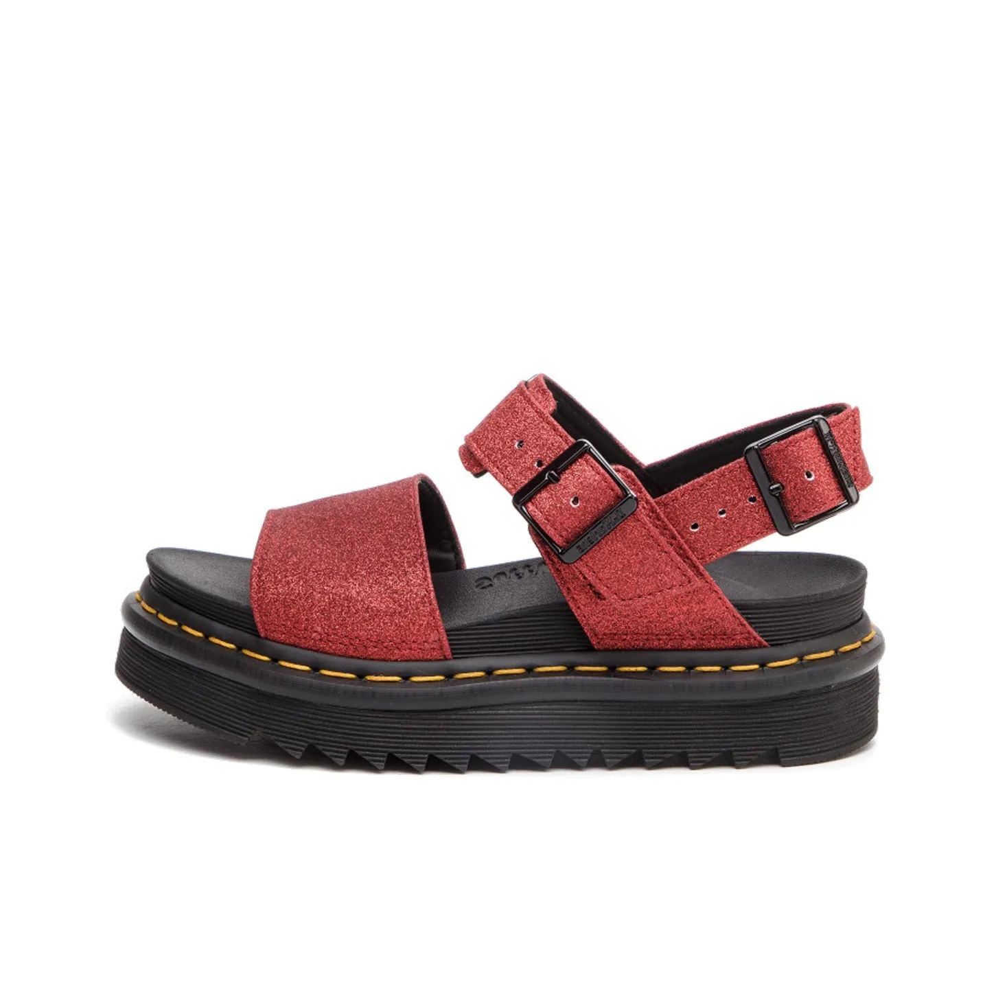 Dr. Martens Flatform Sandles Red Women's