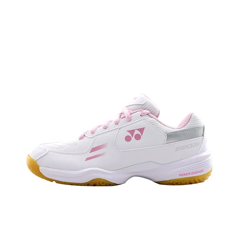 YONEX 220 Collection Anti Slip And Wear Resistant Breathable Low Top Badminton Shoes Women's White Pink