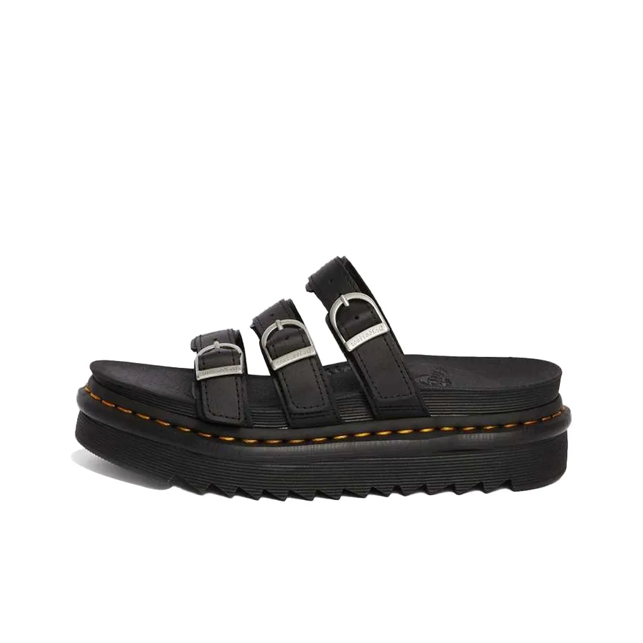 Dr. Martens Women's Blaire Slide 'Black Hydro' Women's