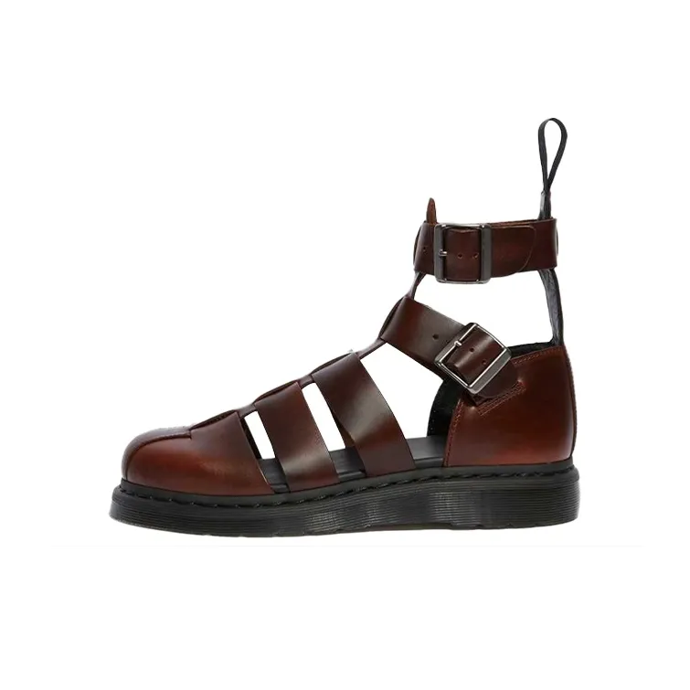 Dr. Martens Geraldo Leather Brown Sandals
