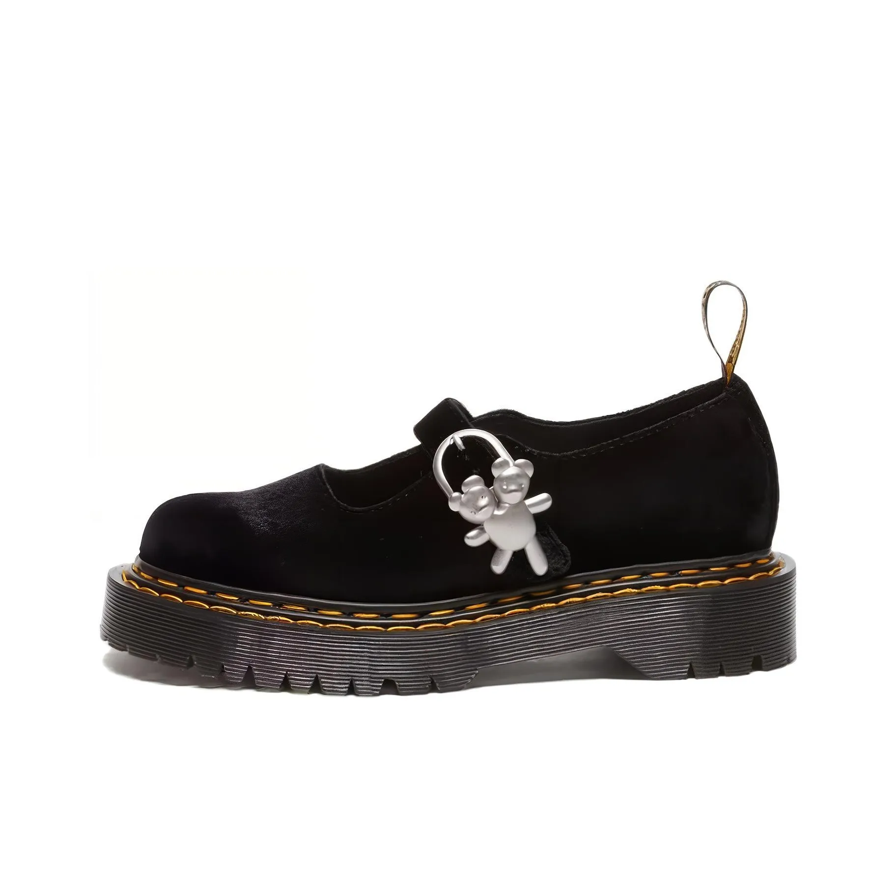 Dr.Martens Addina Bex X Heaven By Marc Jacobs Velvet Shoes 'Black' Women's