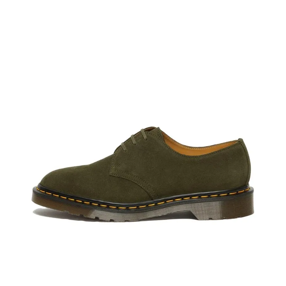 Dr.Martens 1461 Made In England Buck Suede Oxford 'Green'